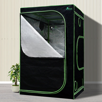 Greenfingers Grow Tent 1000W LED Grow Light 120X120X200cm Mylar 4" Ventilation