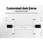 Artiss Standing Desk Electric Height Adjustable Sit Stand Desks White Oak 140cm
