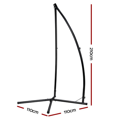 Gardeon Outdoor Hammock A Shape Steel Frame