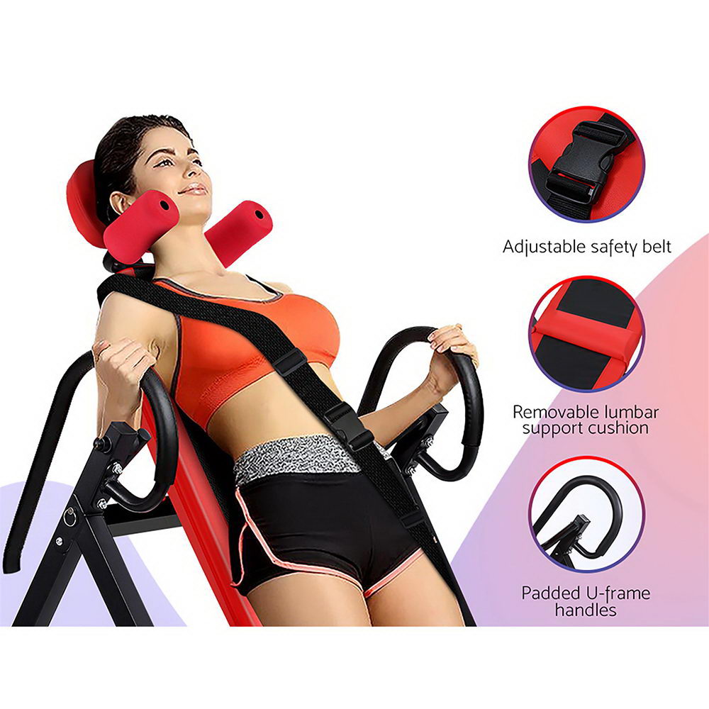 Everfit Inversion Table Gravity Stretcher Inverter Foldable Home Fitness Gym