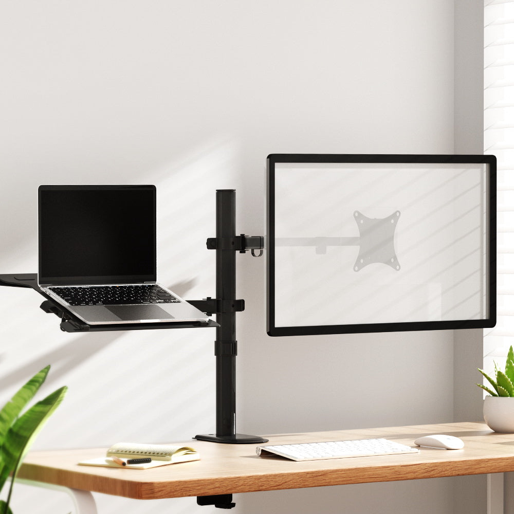 Artiss Monitor Arm Stand Laptop Tray Display Desk Mount Bracket Screen Holder