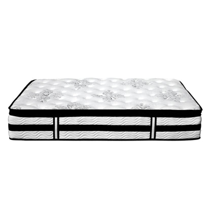 Giselle Bedding Algarve Euro Top Pocket Spring Mattress 34cm Thick King Single