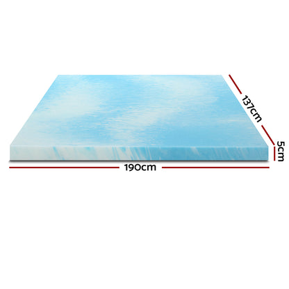 Giselle Bedding 11-zone Memory Foam Mattress Topper 8cm - Double