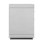 Artiss Mirrored Bedside Table Drawers Furniture Mirror Glass Presia Silver