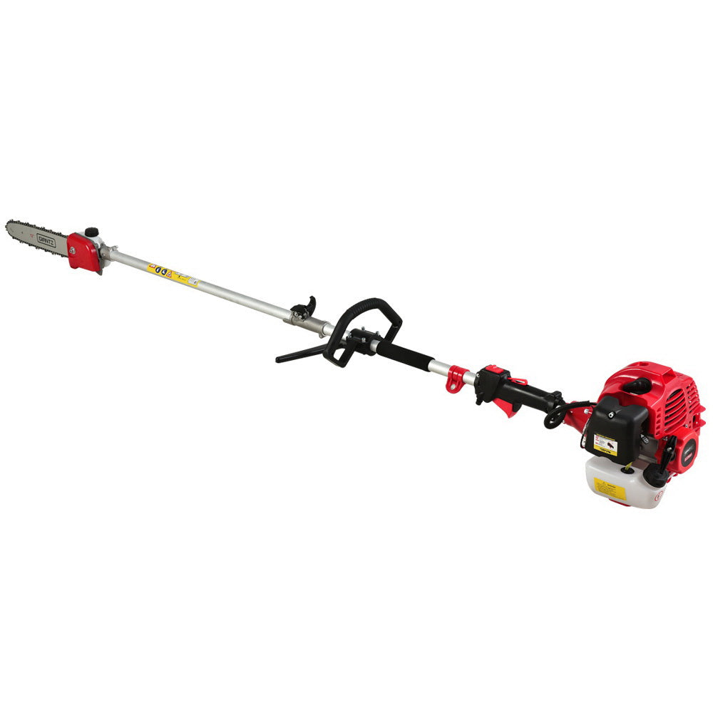 Giantz 65CC Pole Chainsaw Hedge Trimmer Brush Cutter Whipper Snipper Multi Tool