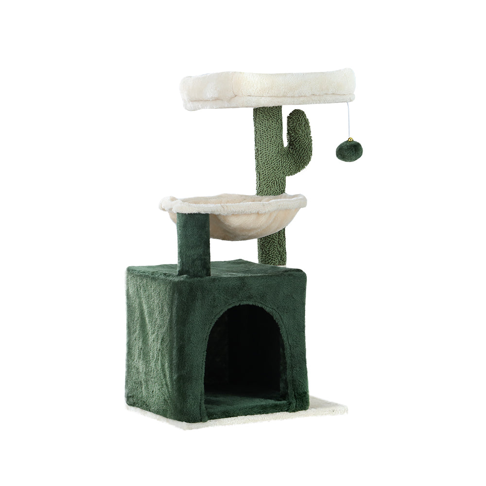 i.Pet Cat Tree Tower Scratching Post Scratcher Wood Condo Bed Toys House 78cm