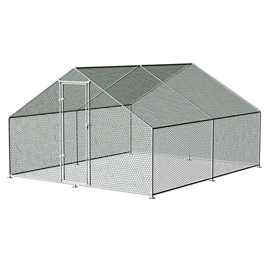 i.Pet Chicken Coop Cage Run Rabbit Hutch Large Walk In Hen House Cover 3mx4mx2m
