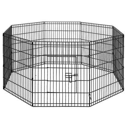 i.Pet Pet Playpen Dog Playpen 30" 8 Panel Puppy Exercise Cage Enclosure Fence