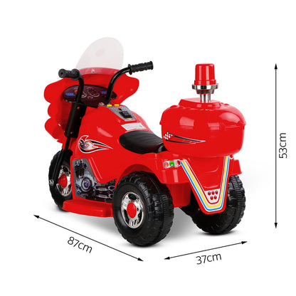 Rigo Kids Ride On Motorbike Motorcycle Car Red