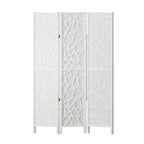 Artiss Clover Room Divider Screen Privacy Wood Dividers Stand 3 Panel White