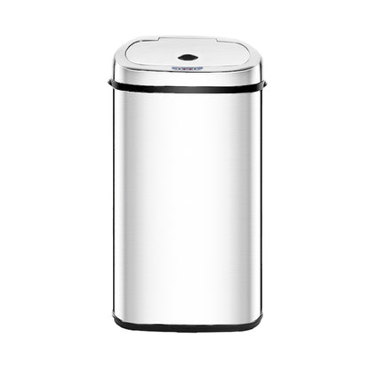 50L Stainless Steel Motion Sensor Rubbish Bin