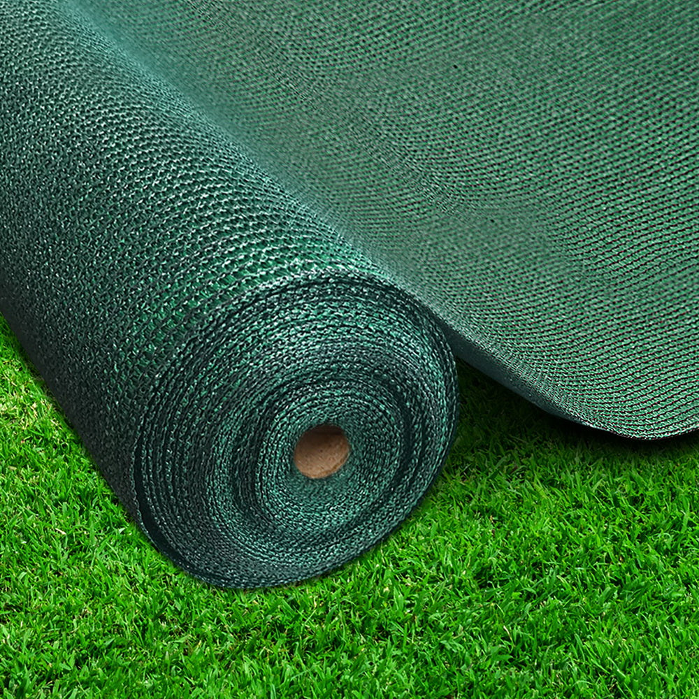 Instahut Sun Shade Cloth Shadecloth Sail Roll Mesh Outdoor 50% UV 1.83x50m Green