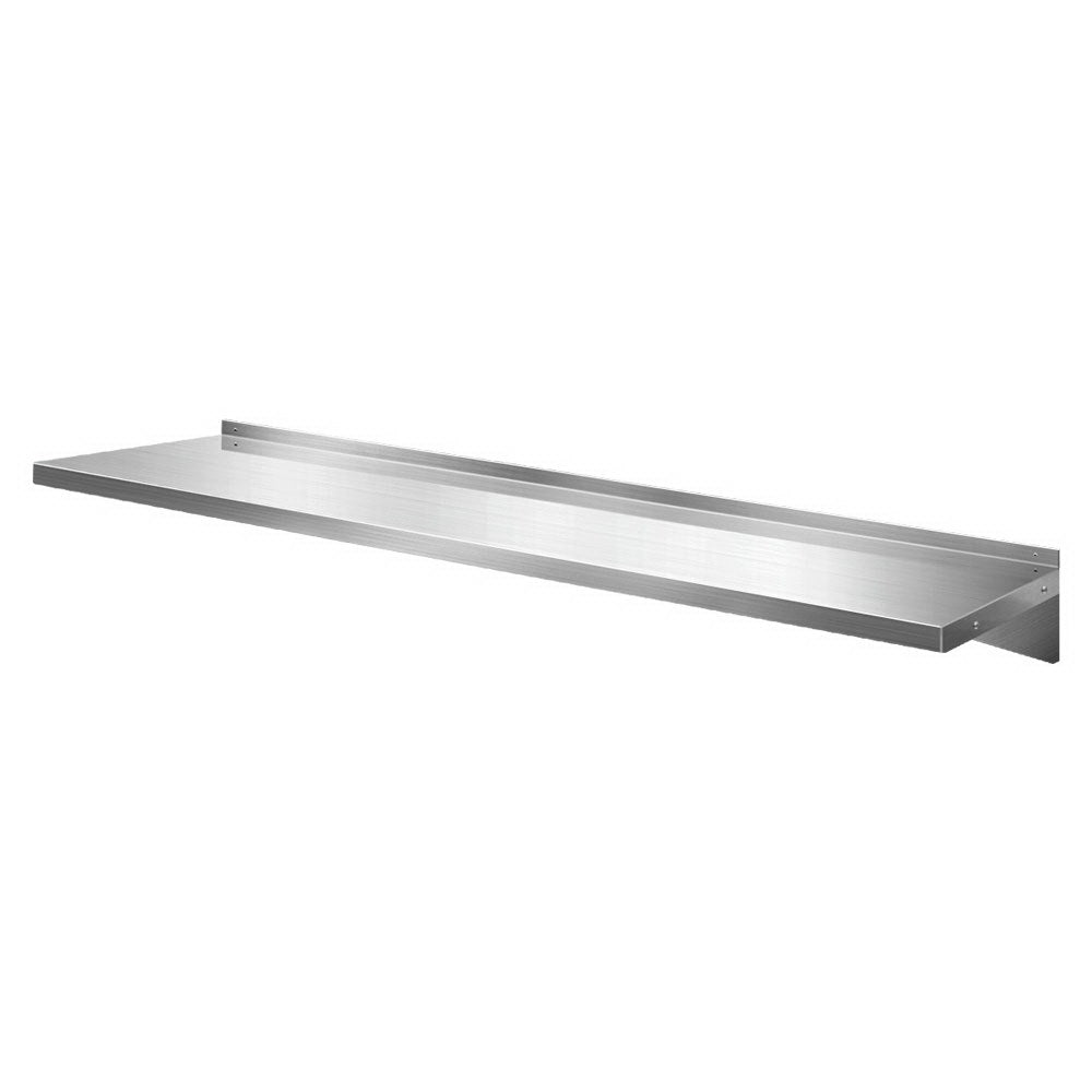 Cefito 1800mm Stainless Steel Wall Shelf Kitchen Shelves Rack Mounted Display Shelving