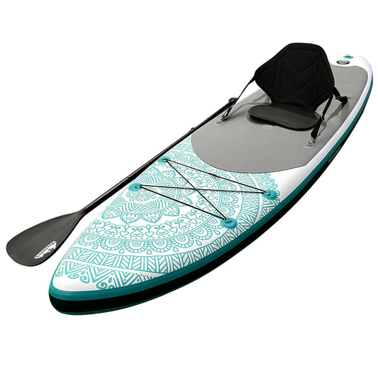 Weisshorn Stand Up Paddle Board Inflatable Kayak Surfboard SUP Paddleboard 10FT
