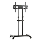 Artiss Steel Mobile TV Stand Cart Height-adjust up to 65" screens 40kg