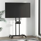 Artiss Steel Mobile TV Stand Cart Height-adjust up to 65" screens 40kg