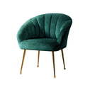 Artiss Armchair Lounge Chair Accent Armchairs Chairs Velvet Sofa Green Couch