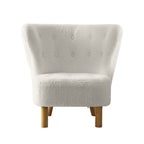 Artiss Felista Sherpa Armchair – White