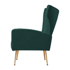 Artiss Kate Velvet Armchair – Green