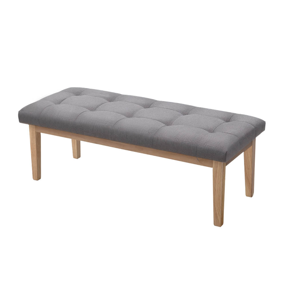 Artiss Bench Bedroom Benches Ottoman Upholstered Fabric Chair Foot Stool 120cm