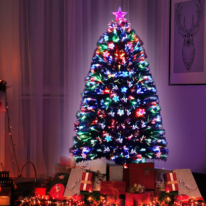 Jingle Jollys Christmas Tree 1.5M LED Xmas trees with Lights Multi Colour