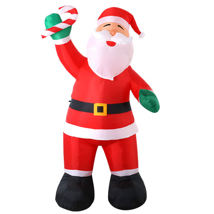 Jingle Jollys Christmas Inflatable Santa 3M Xmas Outdoor Decorations LED Lights