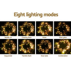 Jingle Jollys Christmas Lights 20M 800 LED Icicle Light Warm White Decorations