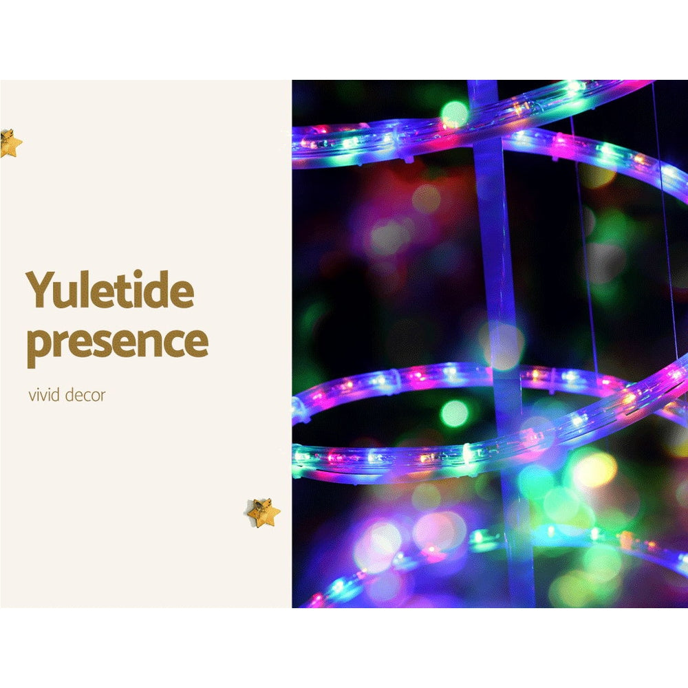 Jingle Jollys Christmas Lights 188cm Tree 288 LED Fairy Light Decorations